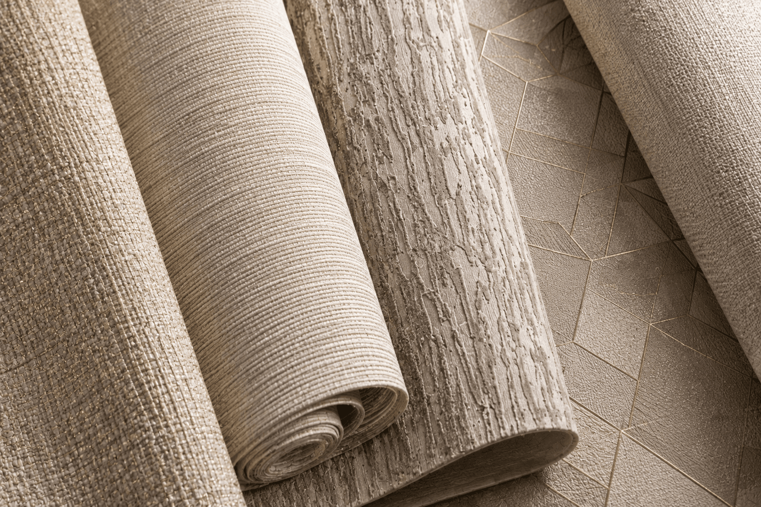 Textured contemporary wallcovering samples